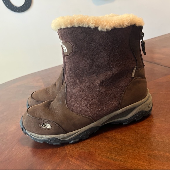 The North Face Bella Alta Suede Lined Zip Boots Women’s Size 8 - Picture 2 of 11